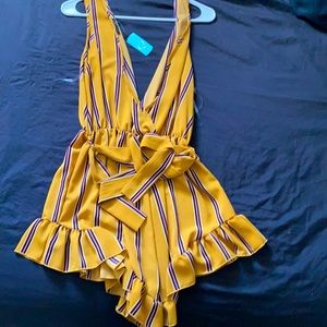 Brand new mustard color Jumpsuit